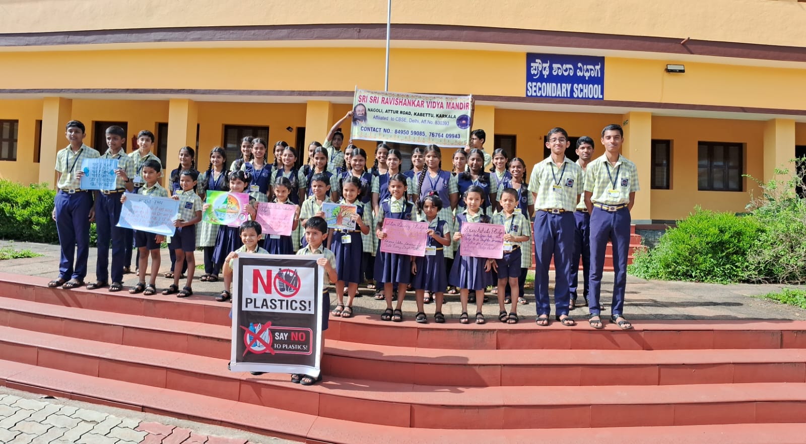 “Say No to Plastic” campaign with a Pledge